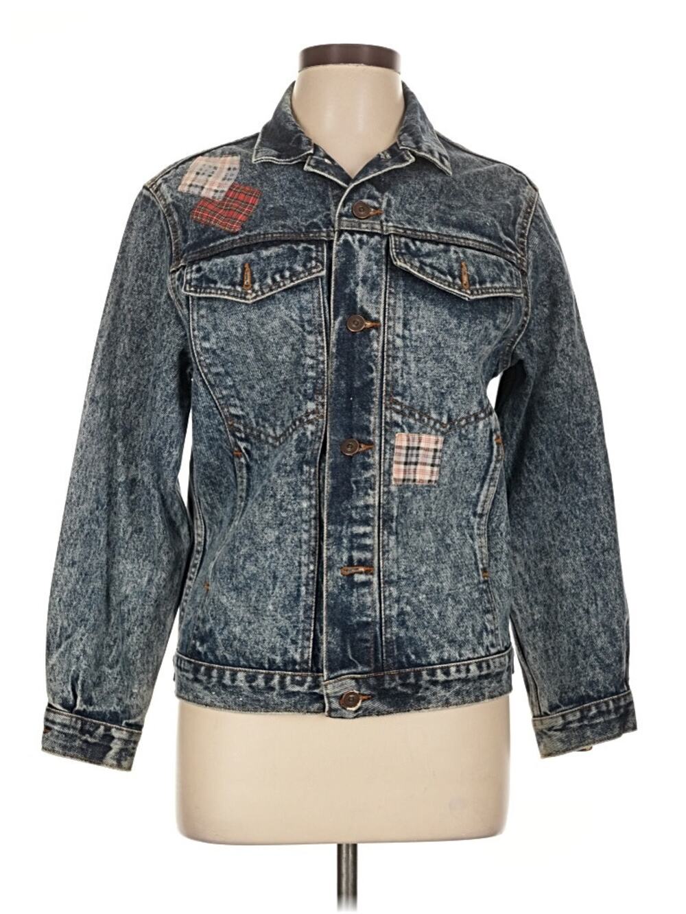 Vintage L.A. Joe Women's Large Acid Wash Jean Jacket